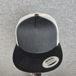 The Classic Black and White Snapback Hat